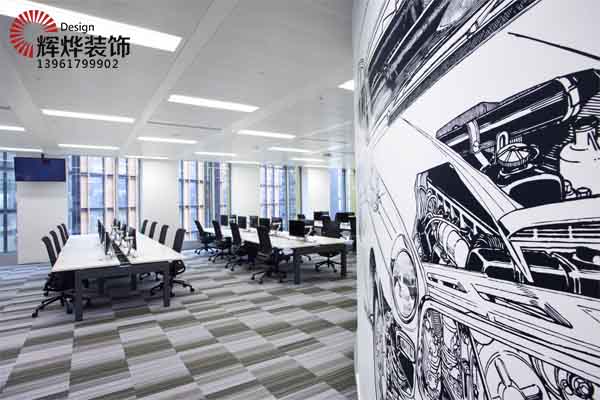 墻繪已成無(wú)錫辦公室裝修新詞