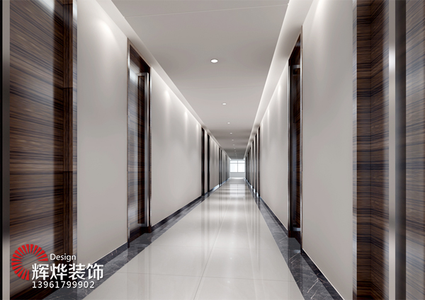 無錫辦公樓裝潢走廊